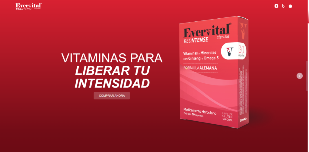 evervital redntense